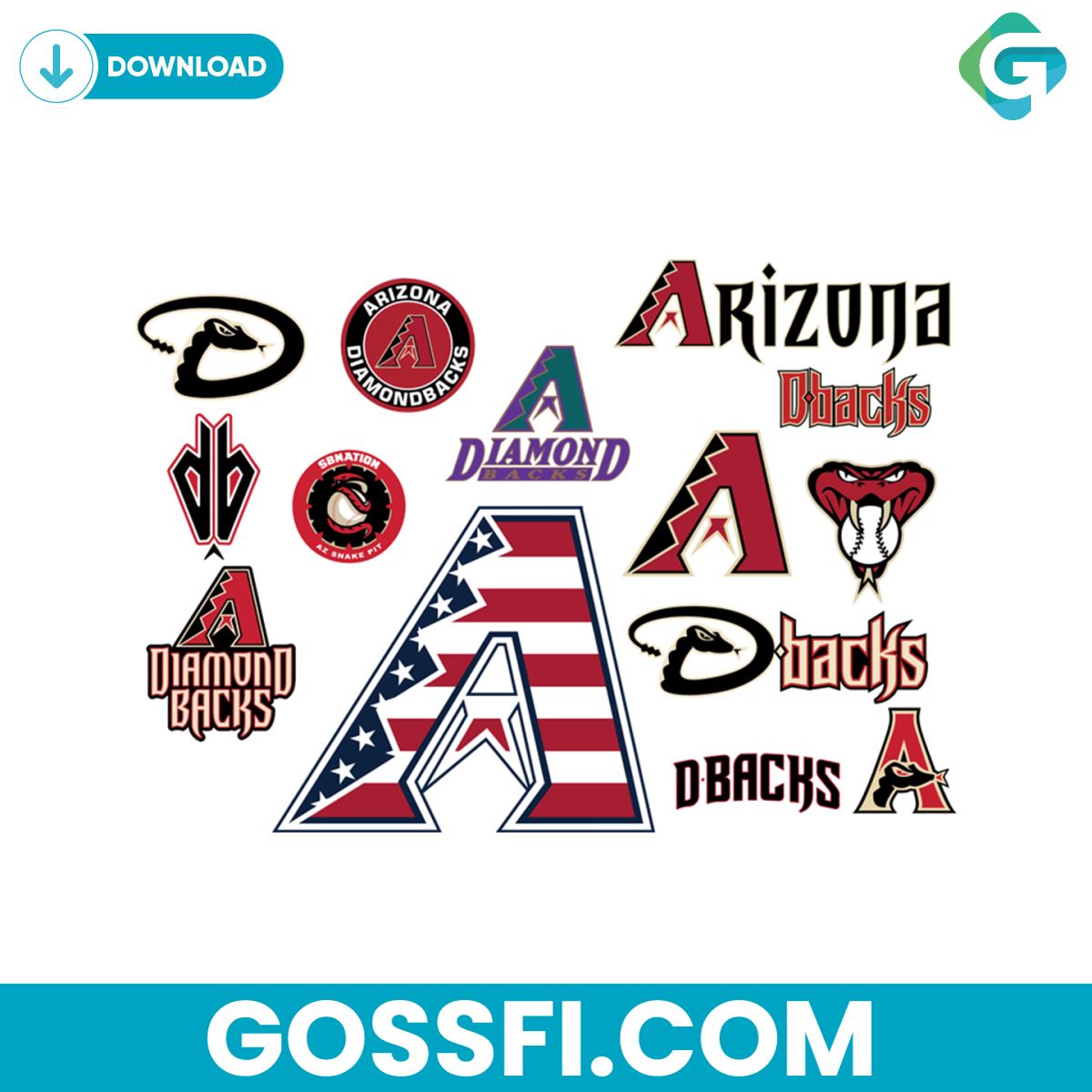 arizona-diamondbacks-logo-team-svg-bundle