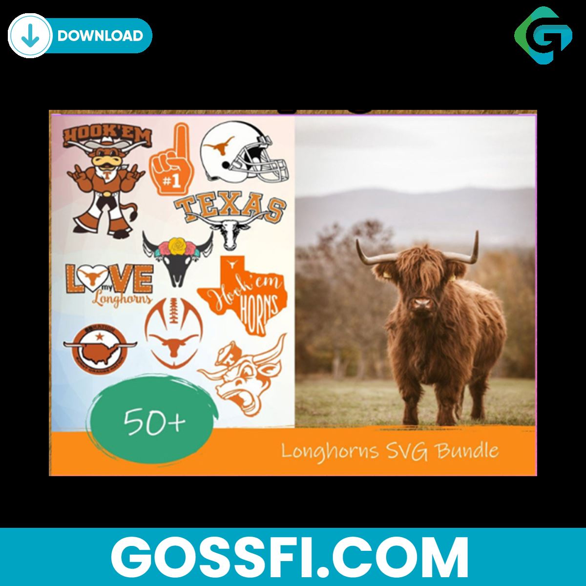 50-files-texas-longhorns-football-svg-bundle