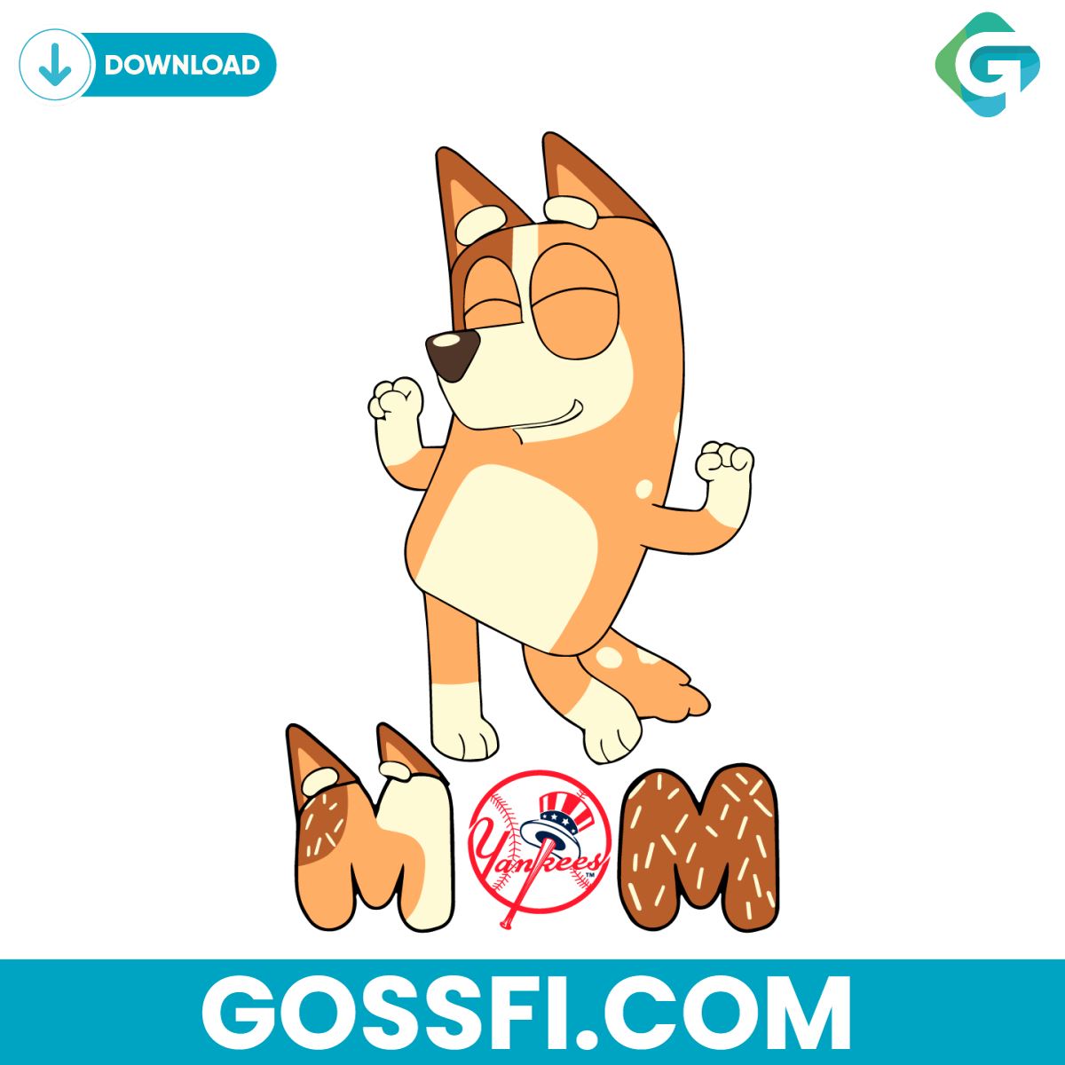 bluey-mom-new-york-yankees-baseball-svg-digital-download