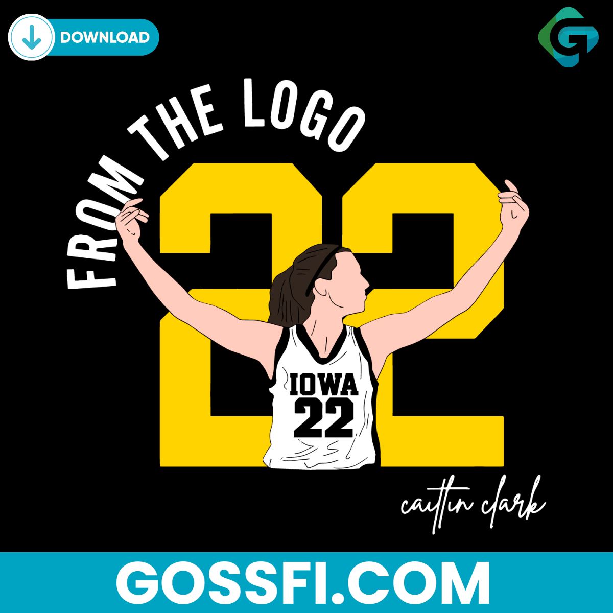 caitlin-clark-22-from-the-logo-player-iowa-haweyes-ncaa-svg