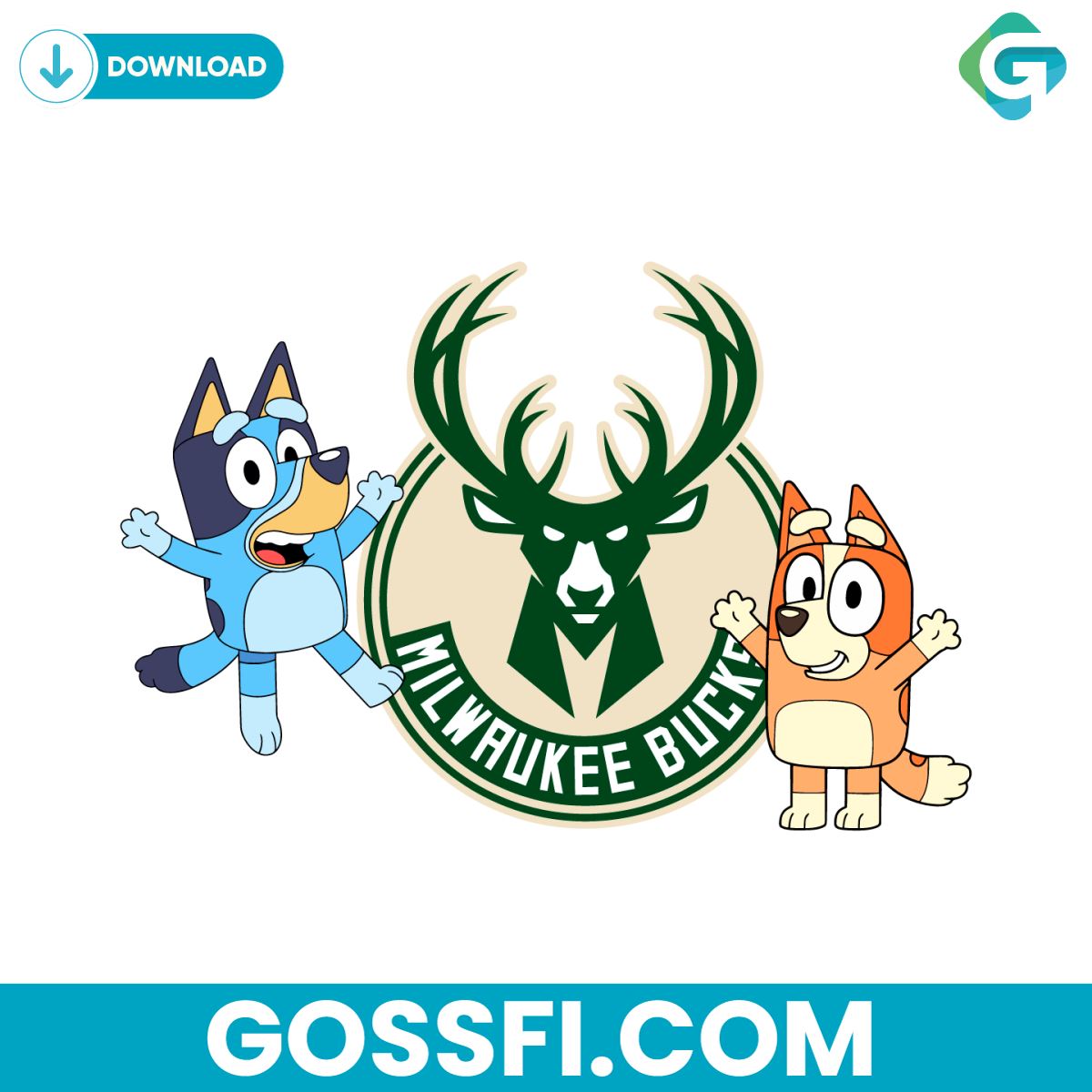 bluey-and-bingo-milwaukee-bucks-nba-svg-digital-download