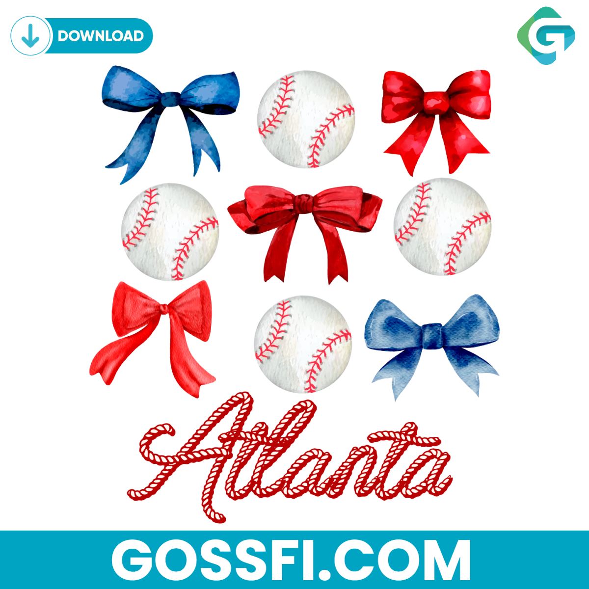 atlanta-baseball-bows-mlb-team-png