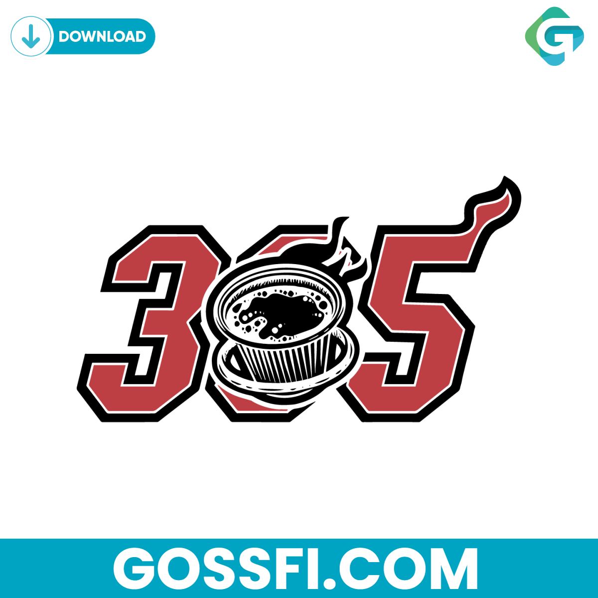 miami-heat-305-svg-cricut-digital-download