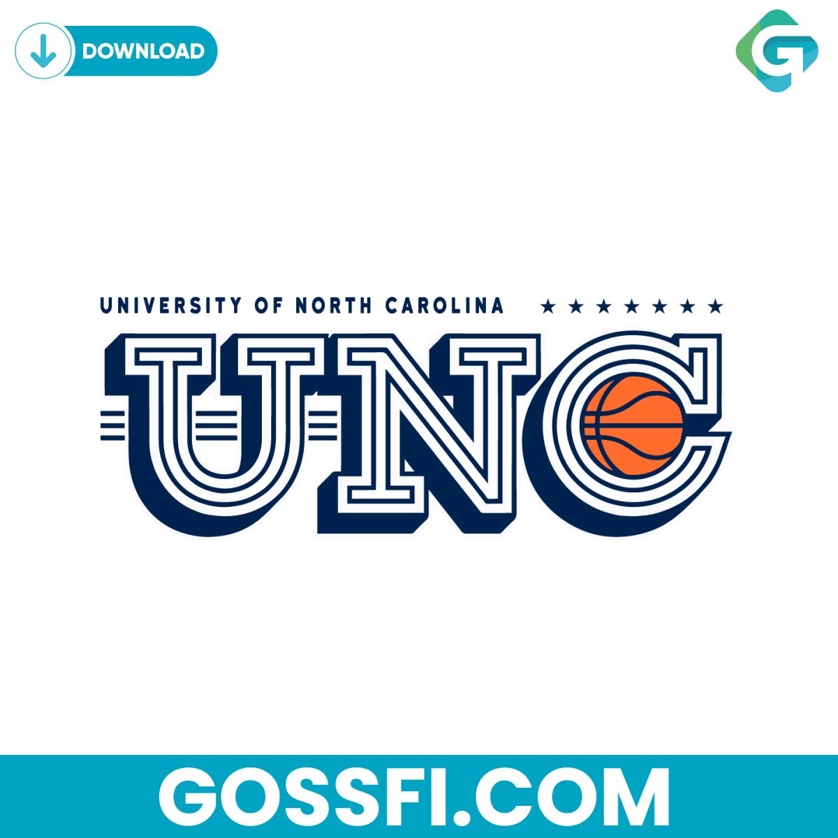 unc-tar-heels-basketball-svg-cricut-digital-download