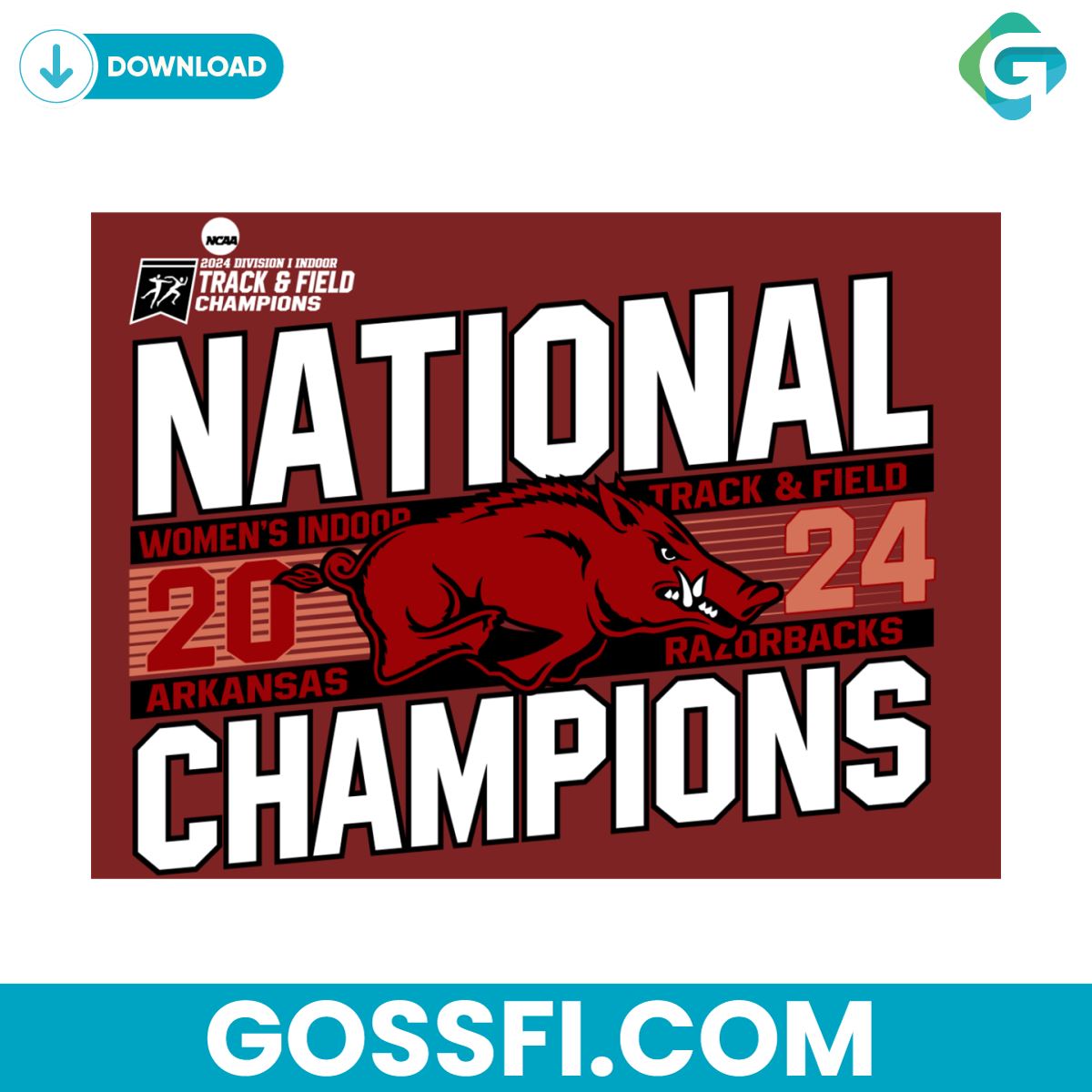 arkansas-razorbacks-2024-ncaa-womens-indoor-track-field-national-champions-svg