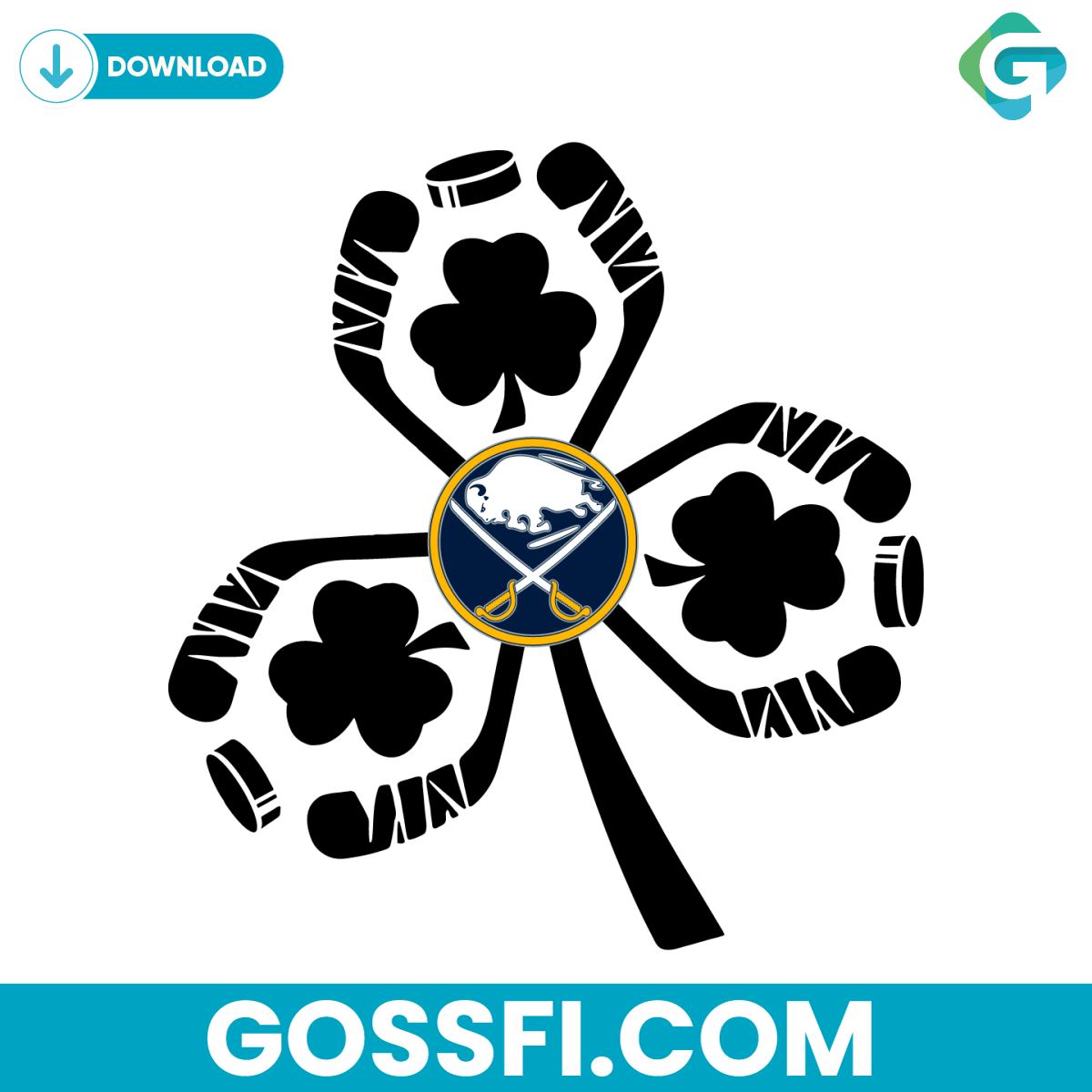 shamrock-hockey-st-patricks-day-buffalo-sabres-svg