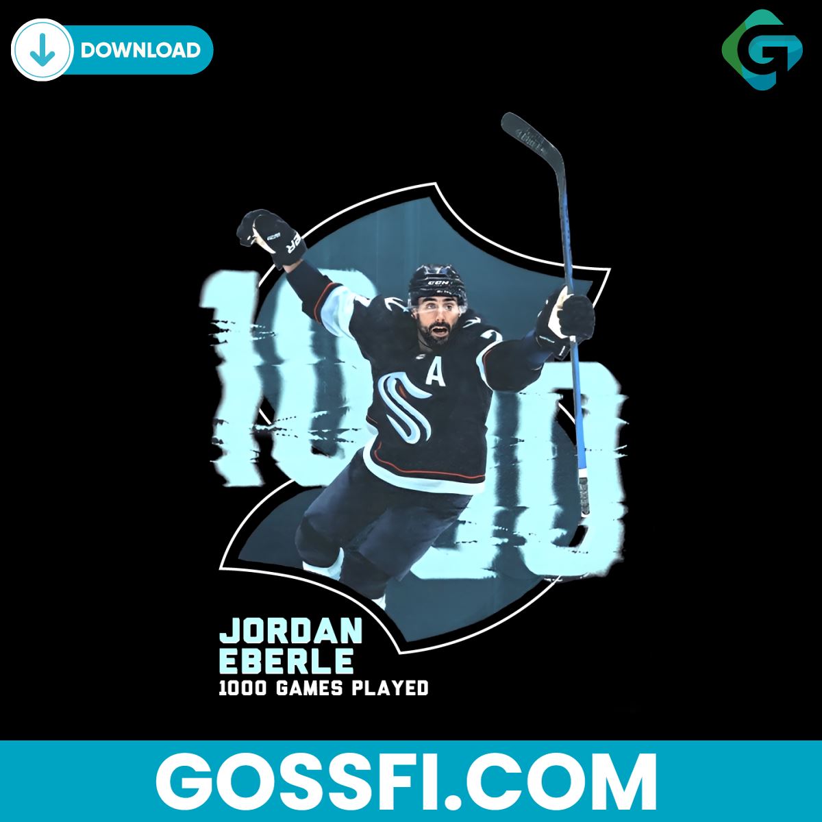 seattle-kraken-jordan-eberle-1000th-game-nhl-png