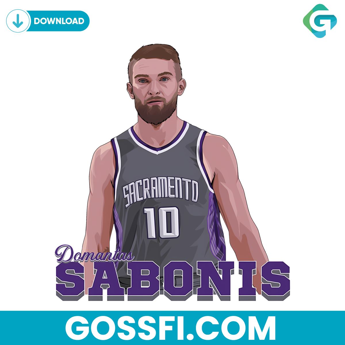 domantas-sabonis-sacramento-kings-basketball-png