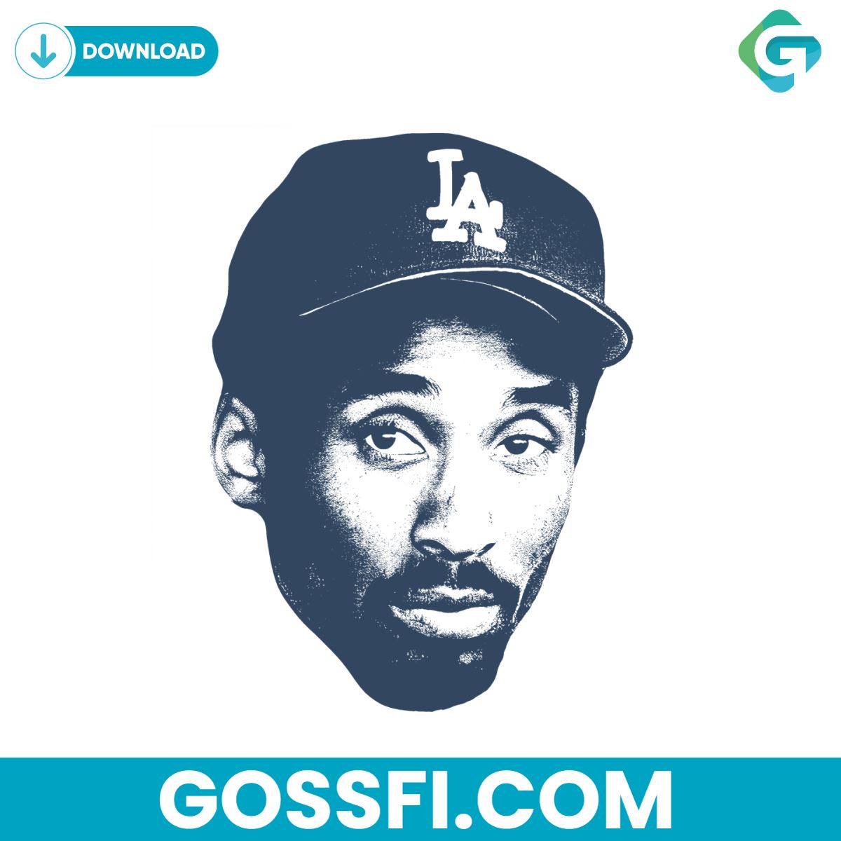 kobe-bryant-dodgers-cap-big-face-los-angeles-lakers-png