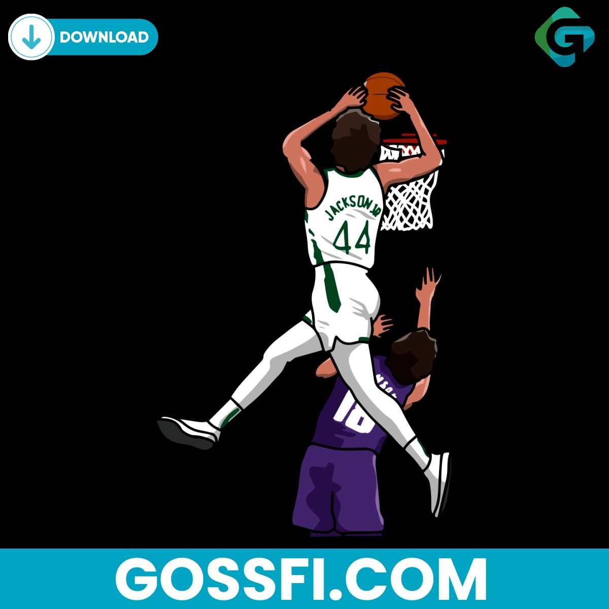 andre-jackson-back-milwaukee-bucks-player-svg