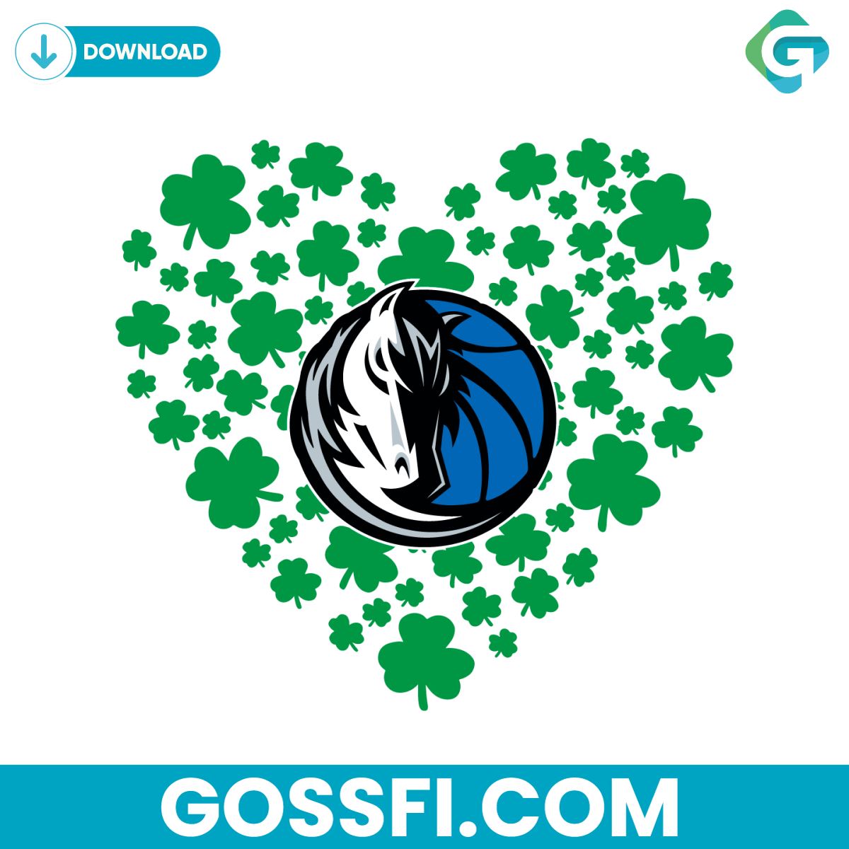 clover-leaf-st-patrick-day-dallas-mavericks-svg