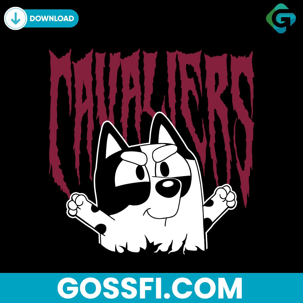 bluey-muffin-cleveland-cavaliers-nba-svg-digital-download