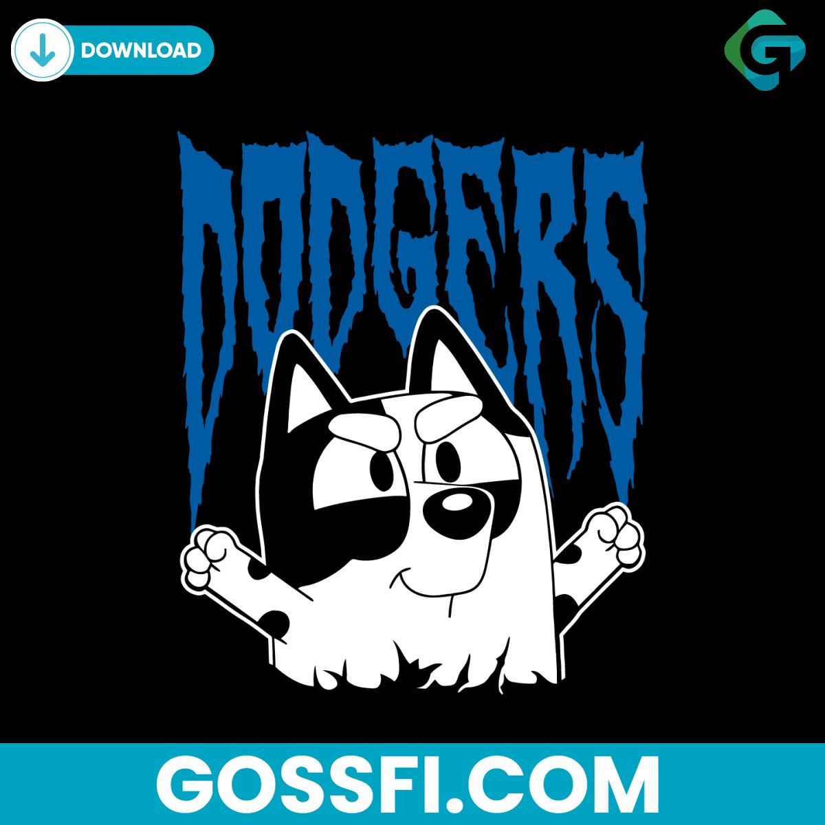 bluey-muffin-los-angeles-dodgers-mlb-svg-digital-download