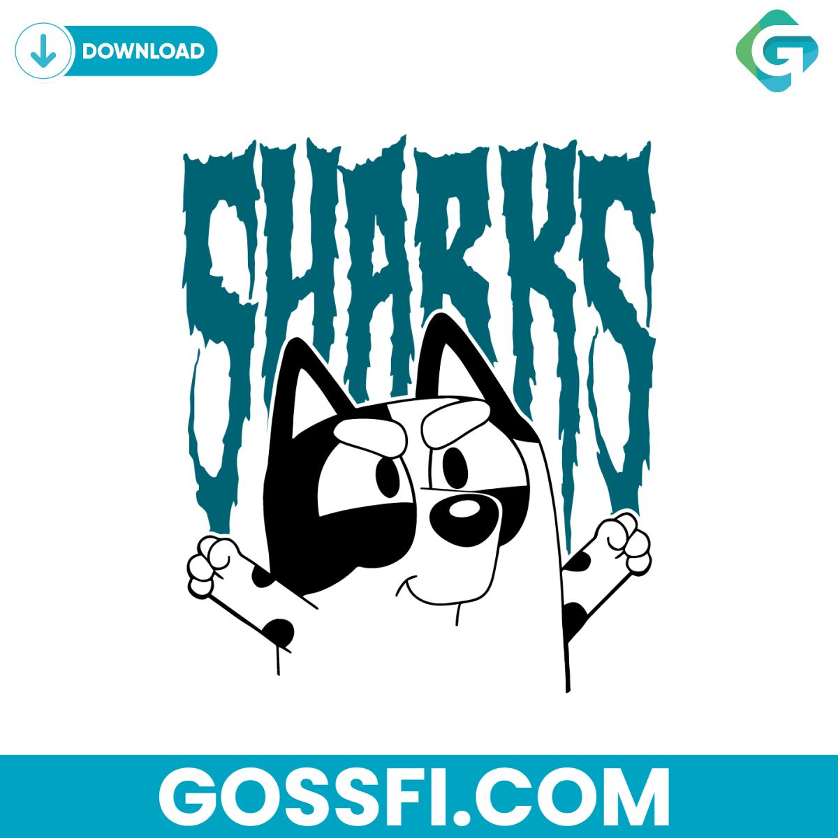 bluey-muffin-san-jose-sharks-nhl-svg-digital-download