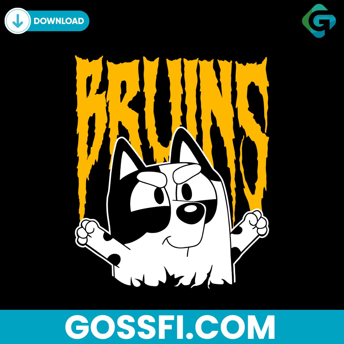 bluey-muffin-boston-bruins-nhl-svg-digital-download