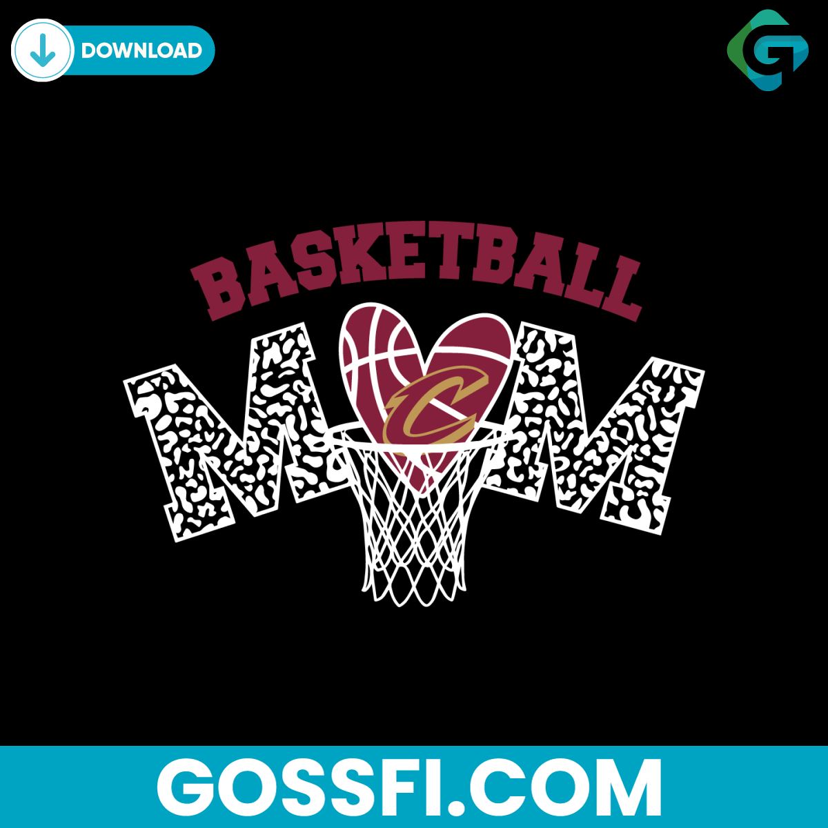 basketball-mom-net-retro-cleveland-cavaliers-svg