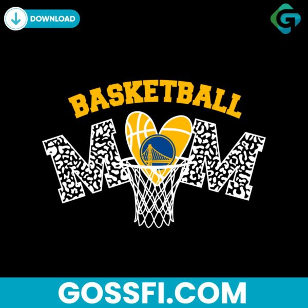 basketball-mom-net-retro-golden-state-warriors-svg