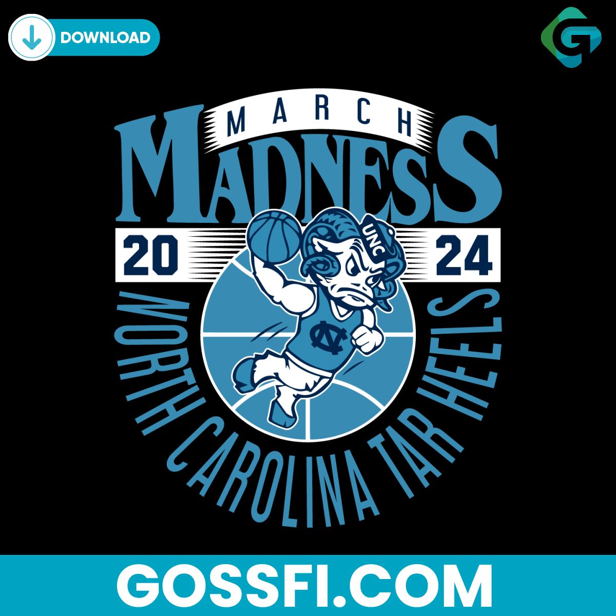 north-carolina-tar-heels-2024-ncaa-svg-digital-download