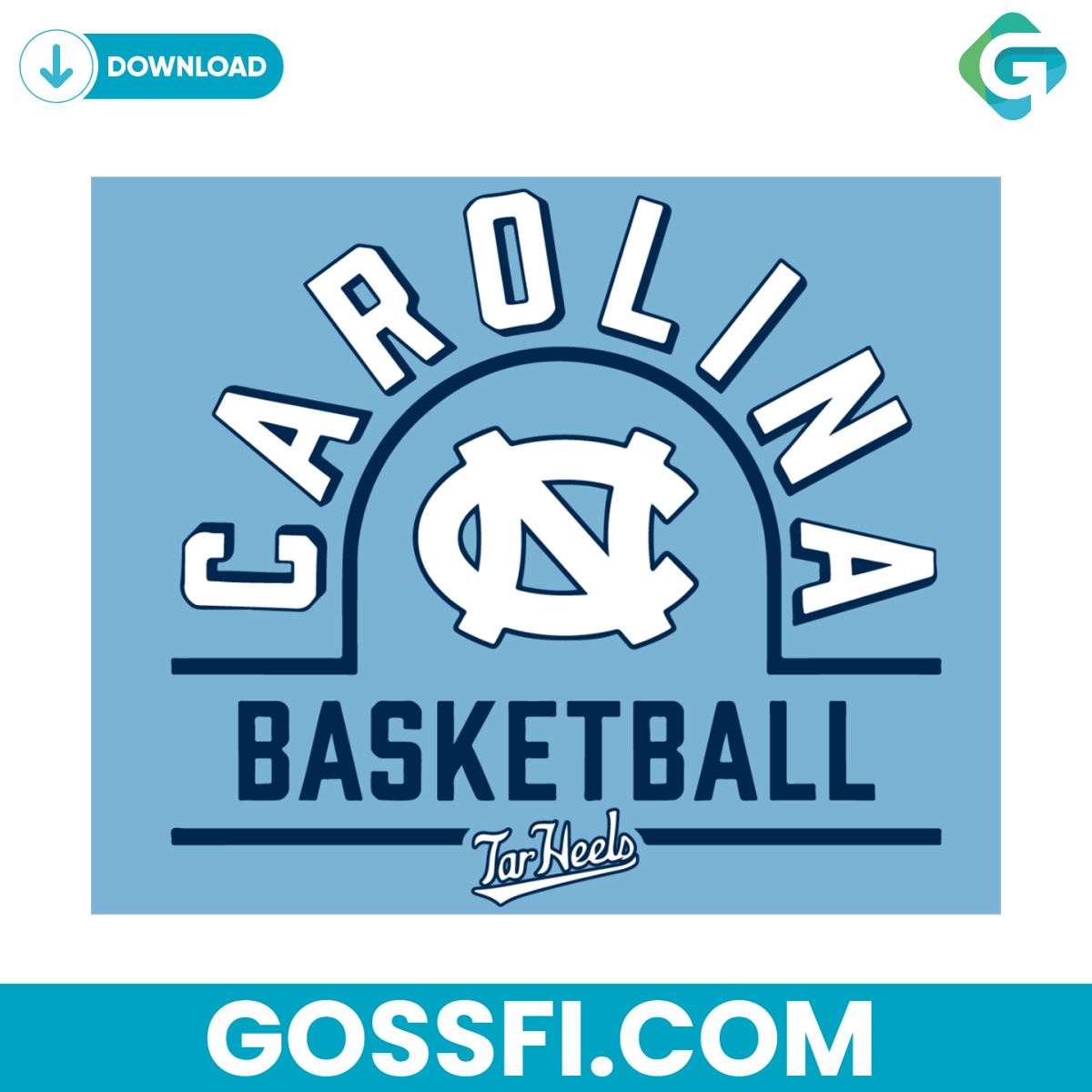 vintage-carolina-basketball-tar-heels-ncaa-svg