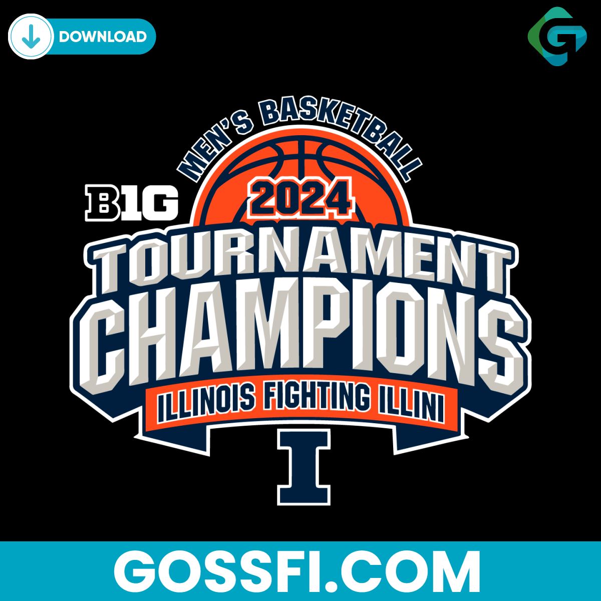 illinois-2024-conference-tournament-champions-basketball-svg