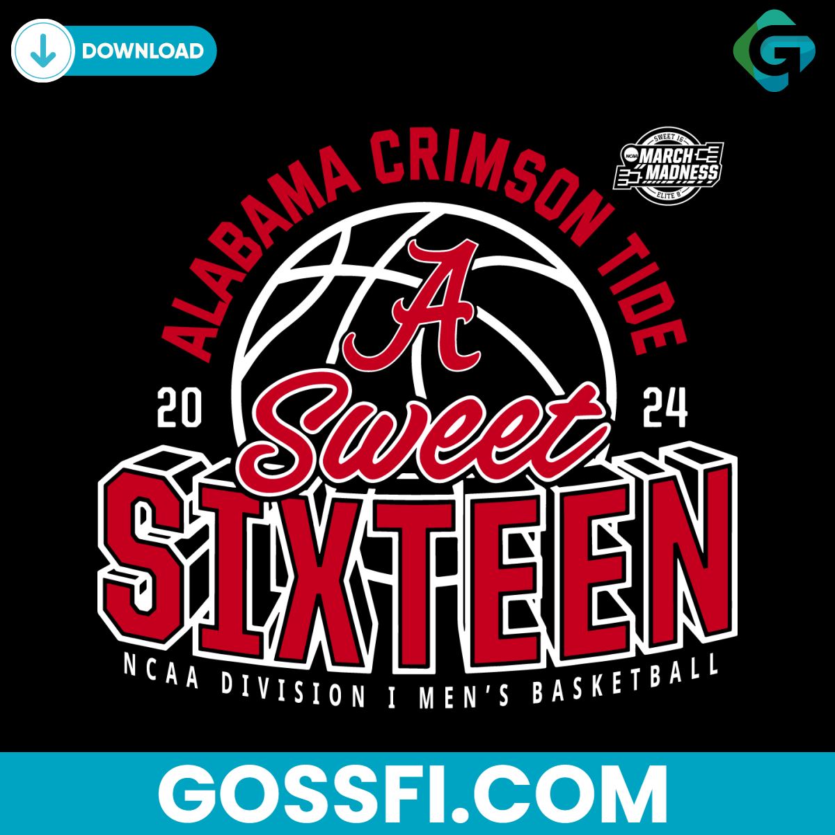 alabama-crimson-tide-2024-ncaa-mens-basketball-march-madness-sweet-sixteen-svg