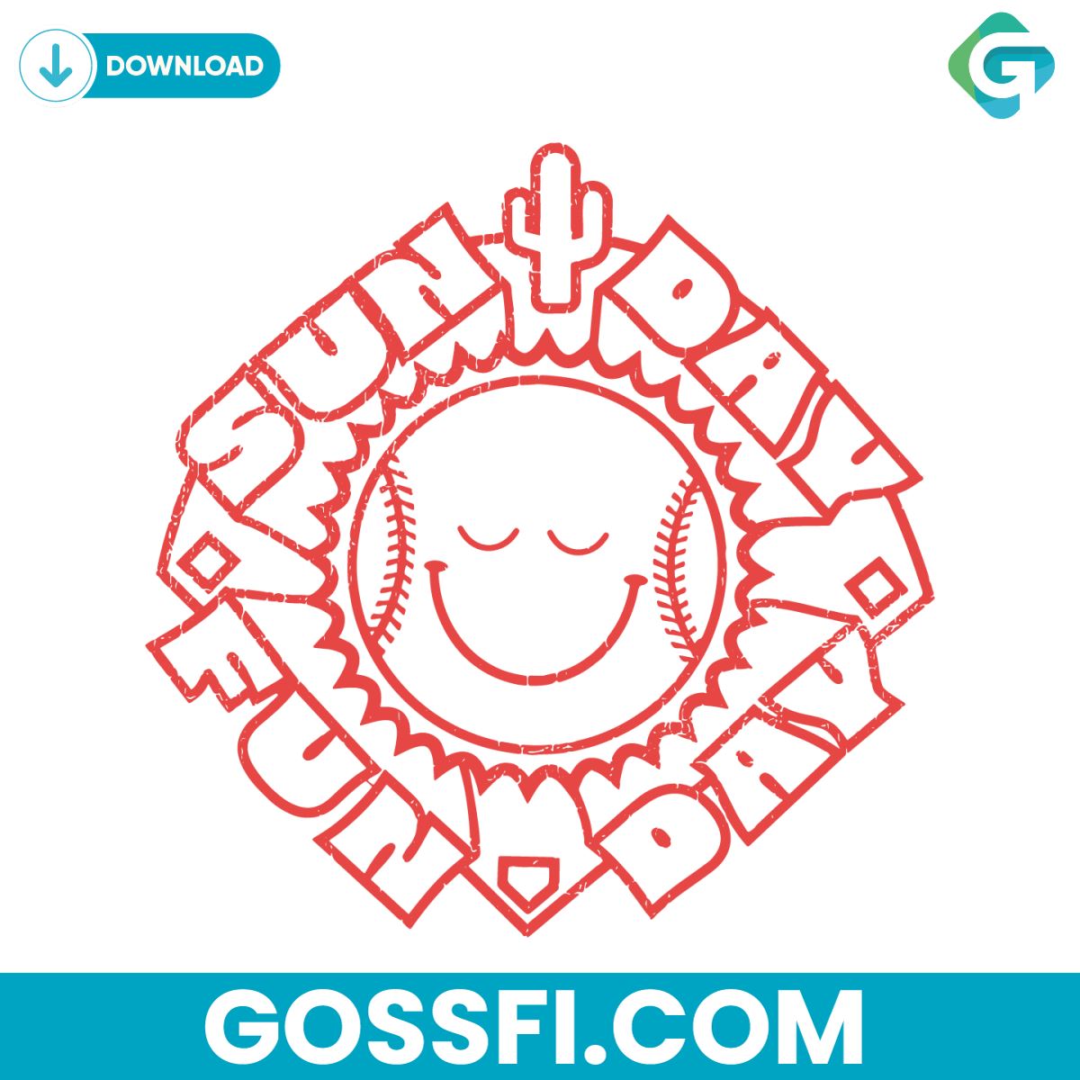 sun-day-fun-day-arizona-diamondbacks-baseball-svg