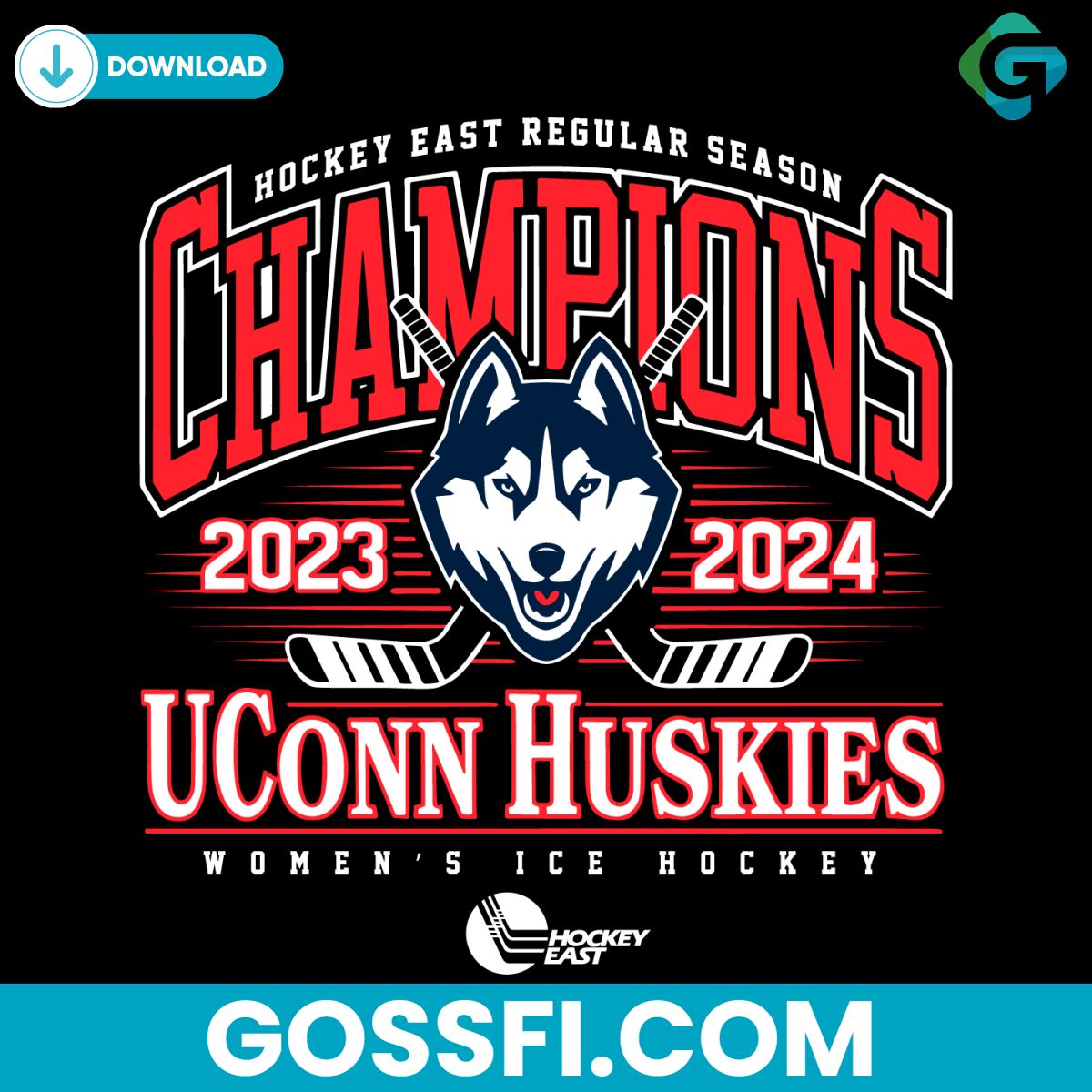 uconn-ncaa-womens-ice-hockey-east-regular-season-champs-svg