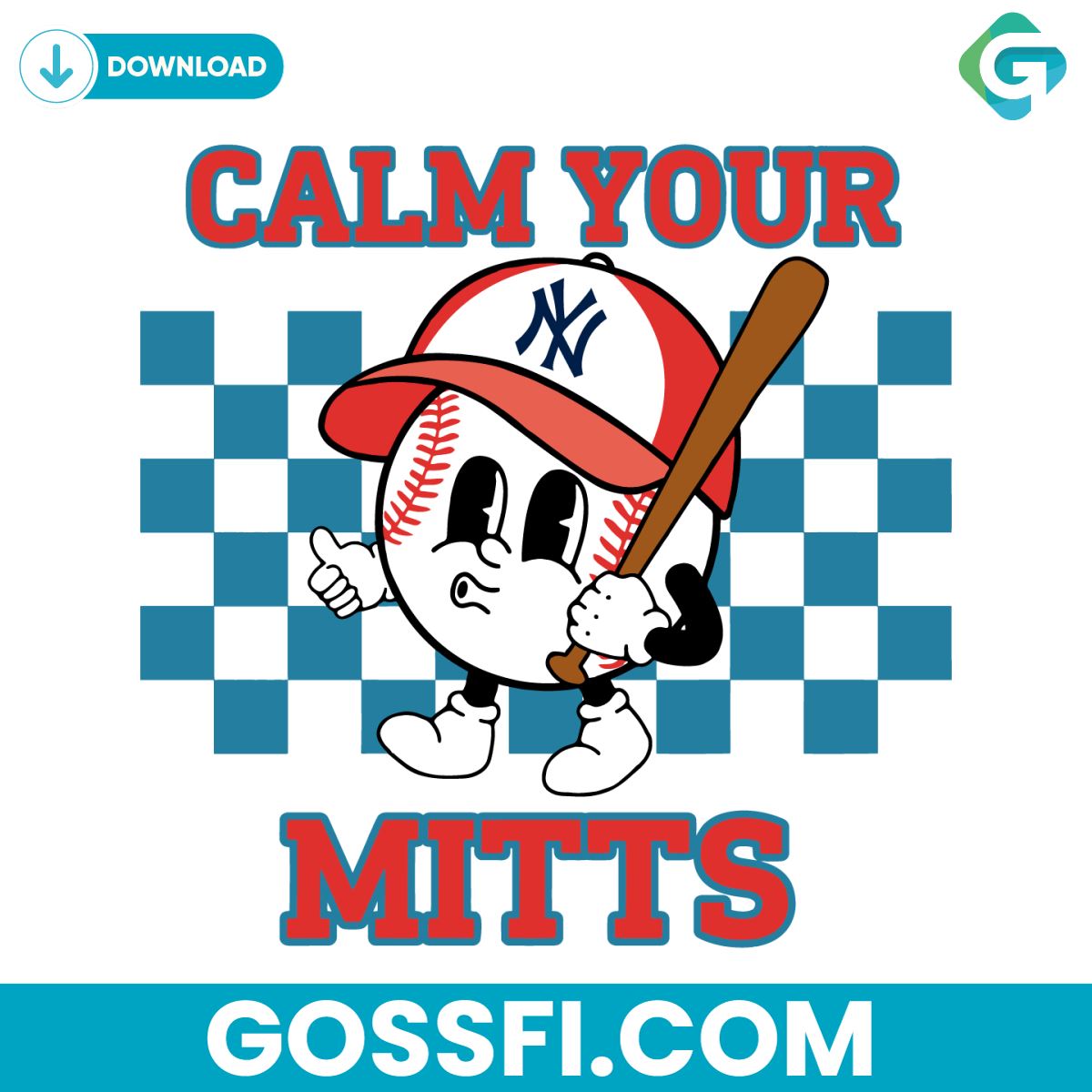 baseball-calm-your-mitts-new-york-yankees-svg-digital-download