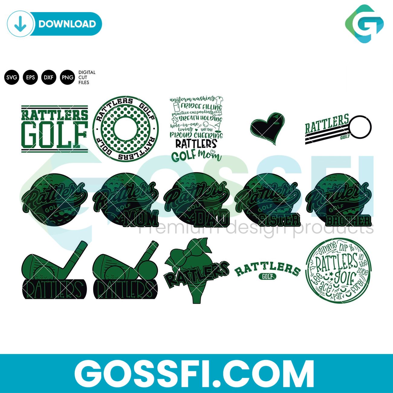 rattlers-golf-team-bundle-svg-digital-download