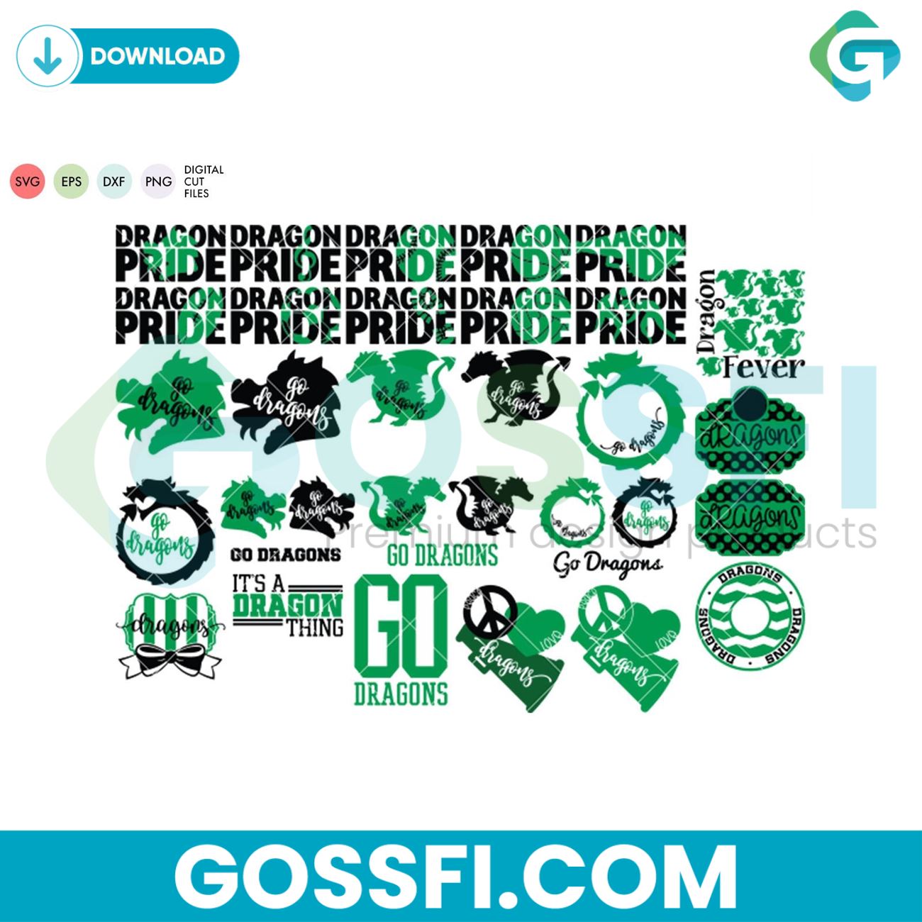 Dragons Mascot Bundle Svg Digital Download 1 dragons-mascot-bundle-svg-digital-download