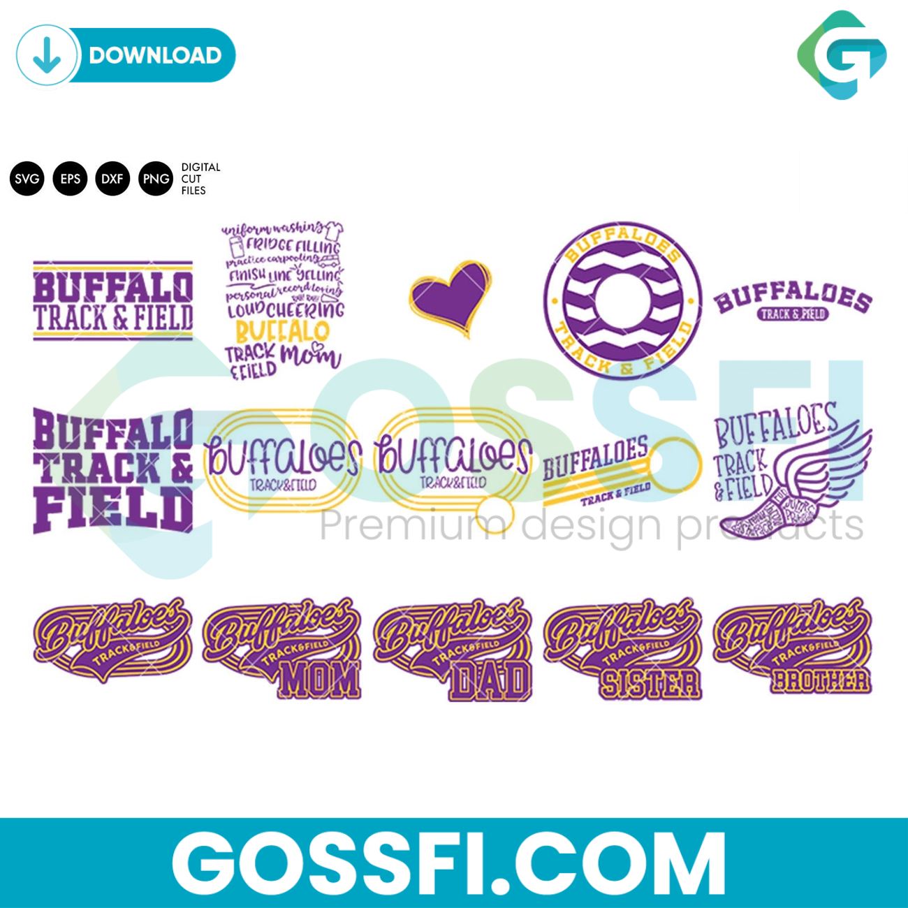 Buffaloes Track Svg Digital Download 1 buffaloes-track-svg-digital-download