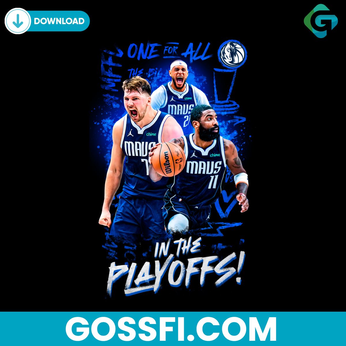 dallas-mavericks-one-for-all-basketball-nba-png