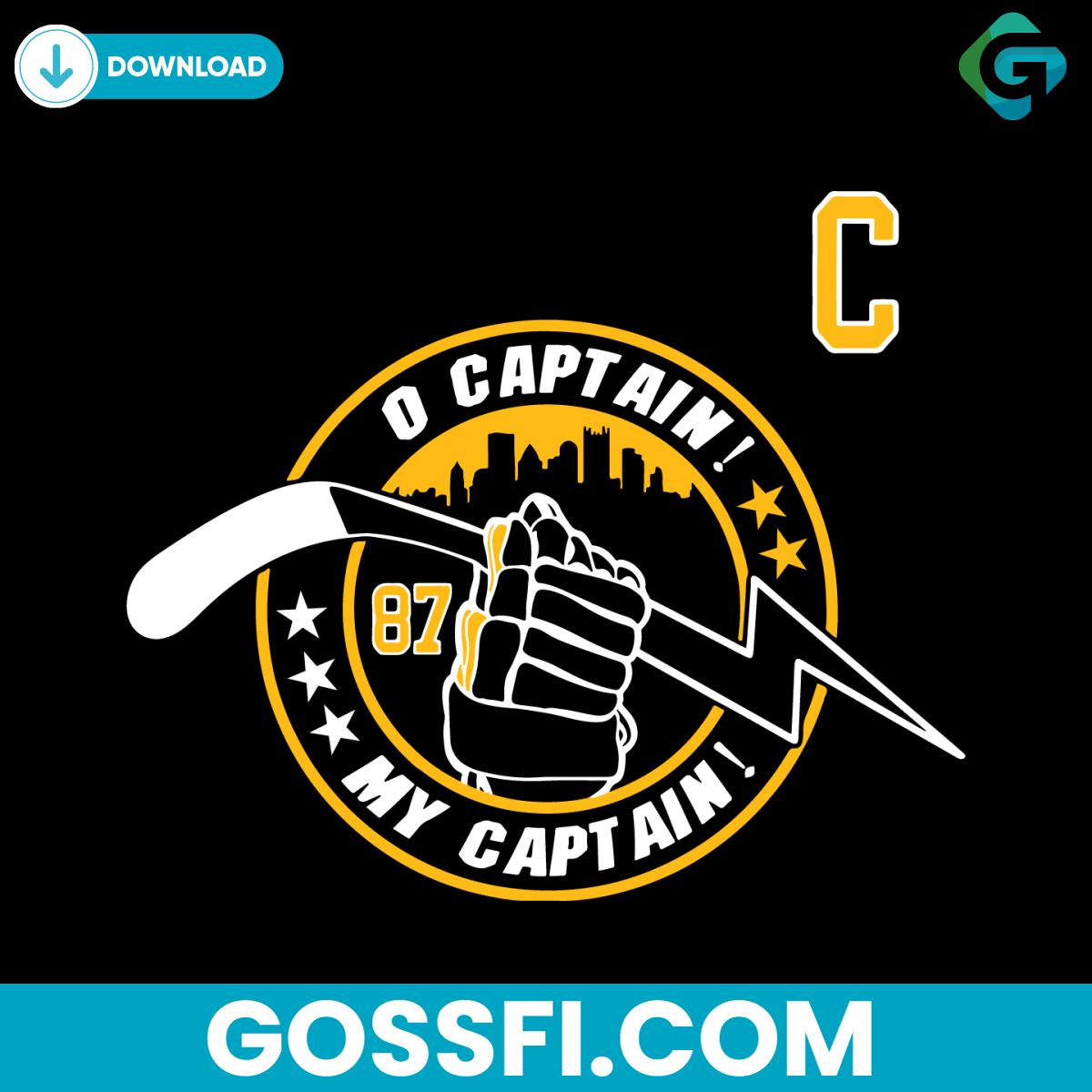 my-captain-hockey-sidney-crosby-pittsburgh-penguins-svg