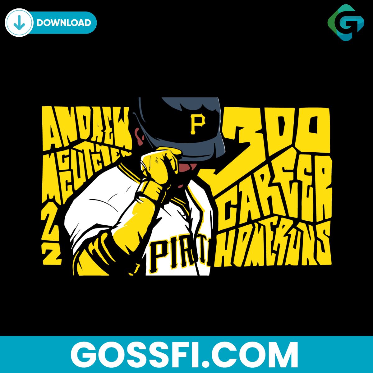 andrew-mccutchen-300-carreer-home-run-pittsburgh-pirates-svg