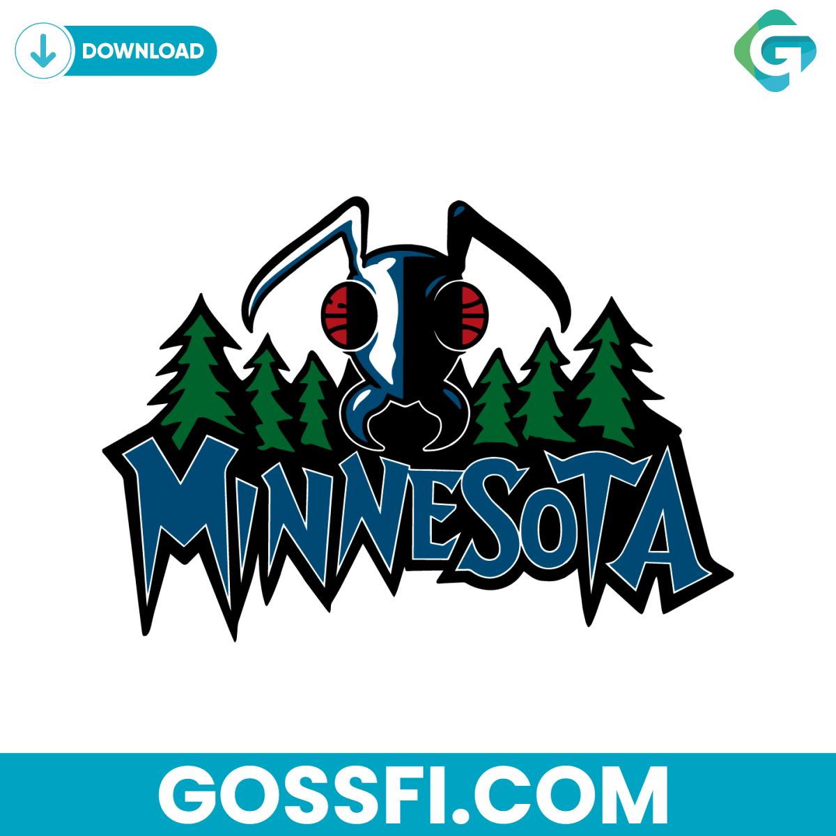 minnesota-ants-basketball-timberwolves-nba-svg
