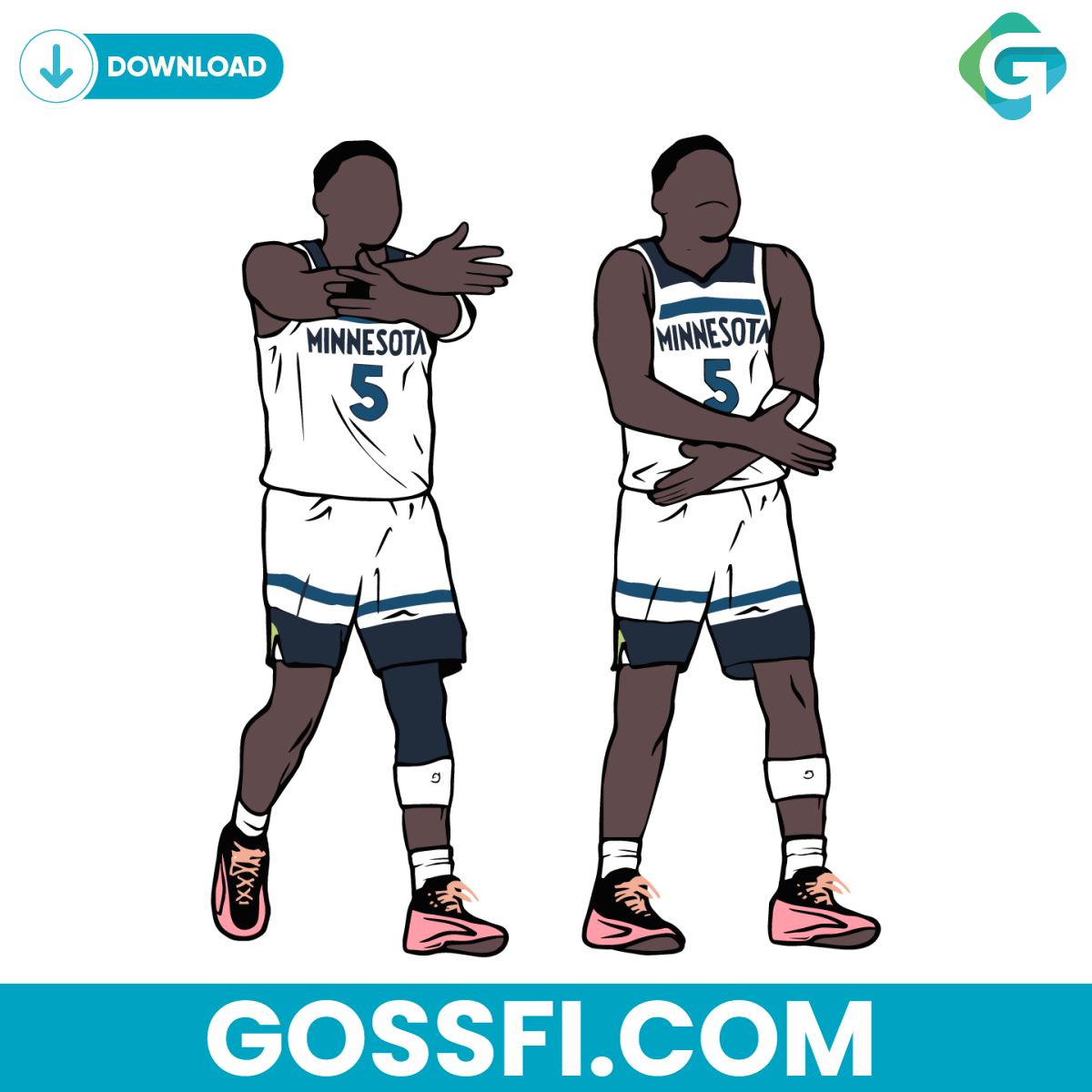 anthony-edwards-chop-celebration-minnesota-timberwolves-svg