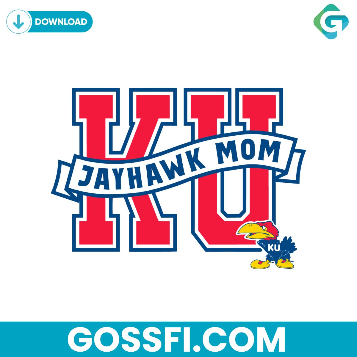 ku-jayhawk-mom-svg-digital-download