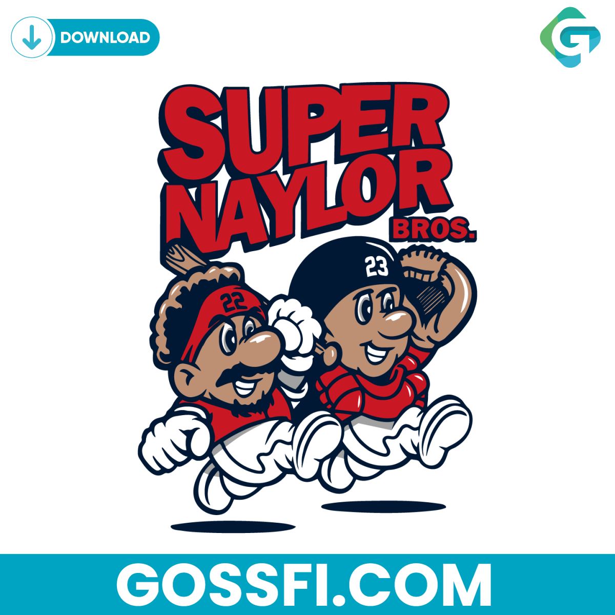 josh-and-bo-naylor-super-naylor-bros-cleveland-guardians-svg