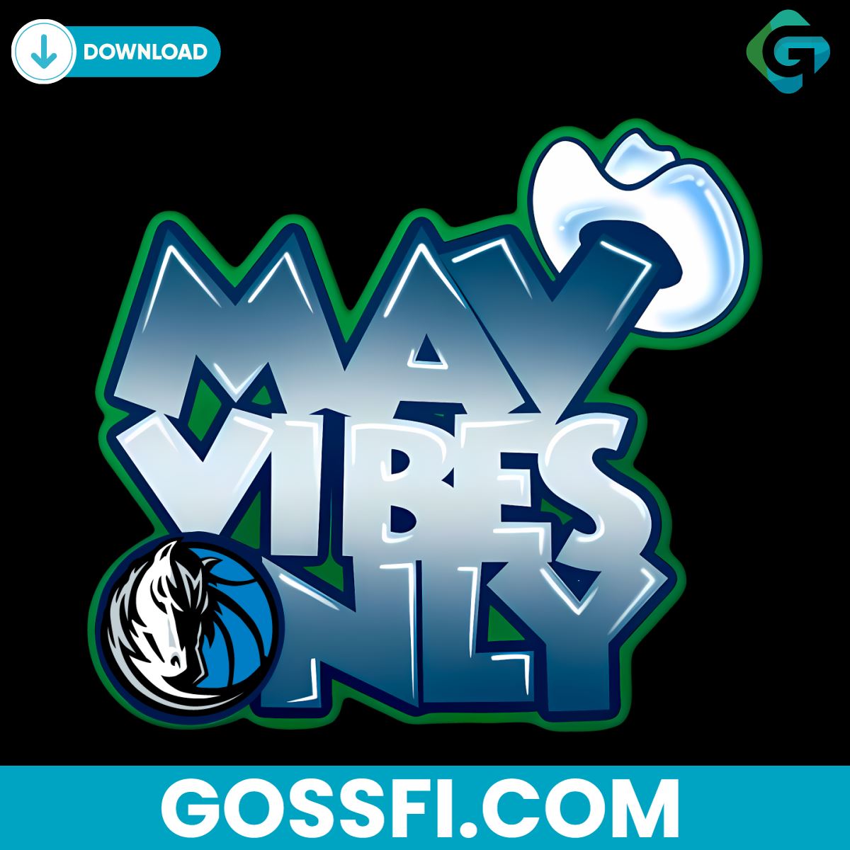 mav-vibes-only-dallas-mavericks-basketball-png