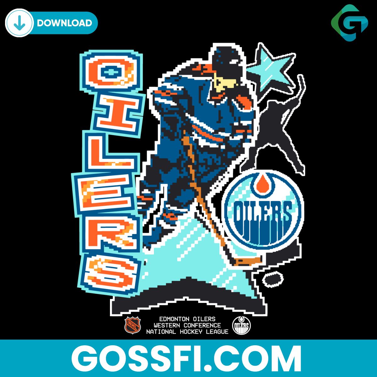 edmonton-oilers-player-hockey-retro-svg-digital-download
