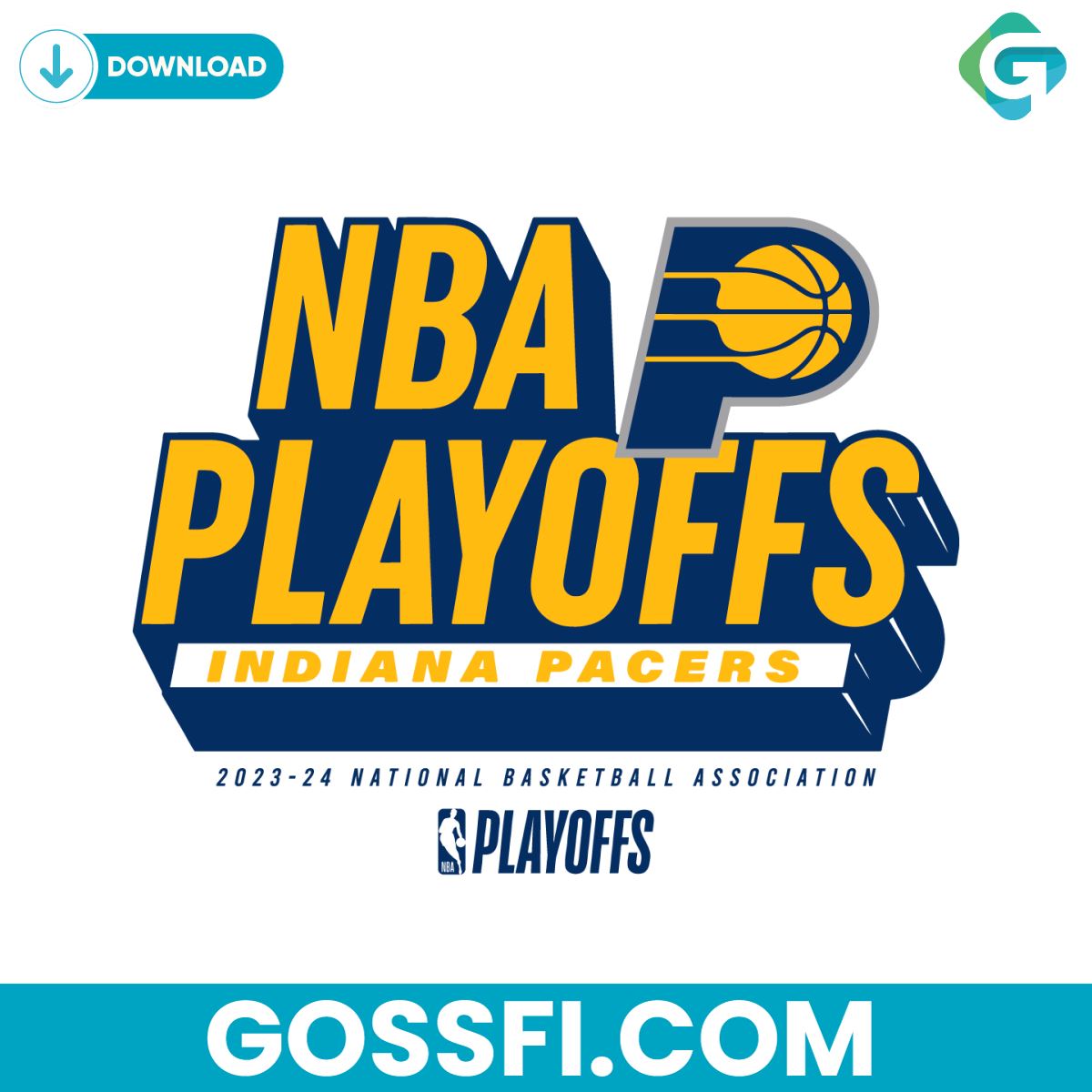 indiana-pacers-2024-nba-playoffs-basketball-association-svg