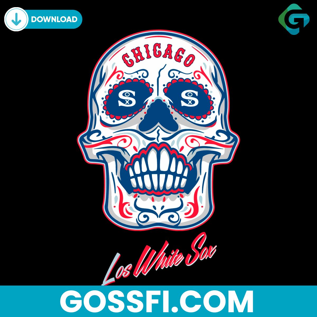 skeleton-chicago-white-sox-mlb-team-png