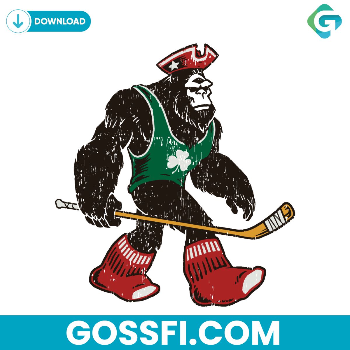 massquatch-boston-celtics-baseball-nba-svg