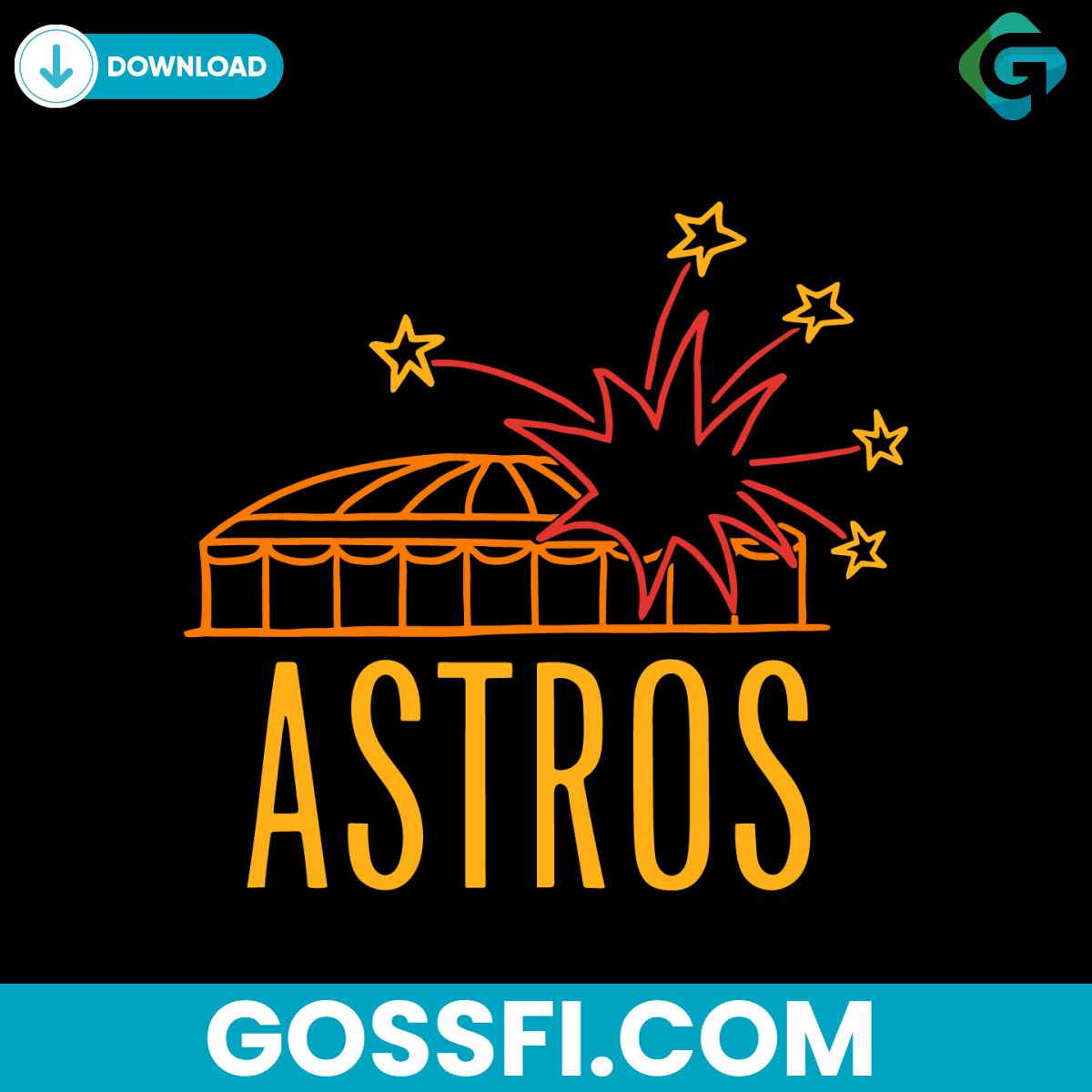 houston-astros-stadium-baseball-mlb-svg