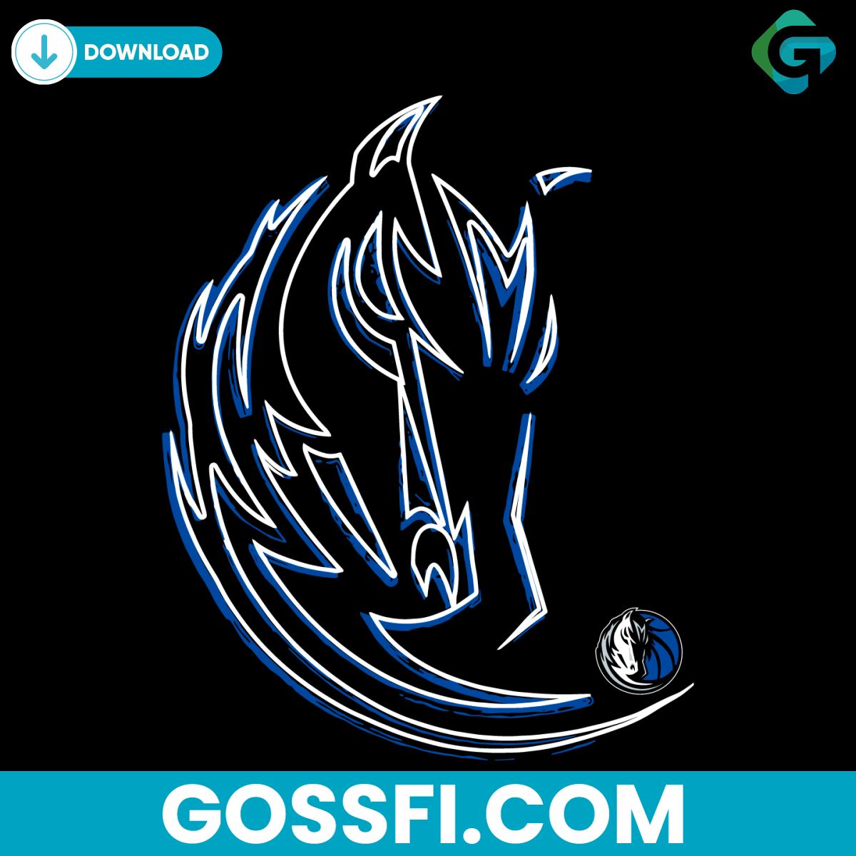 horse-dallas-mavericks-baseball-mlb-svg