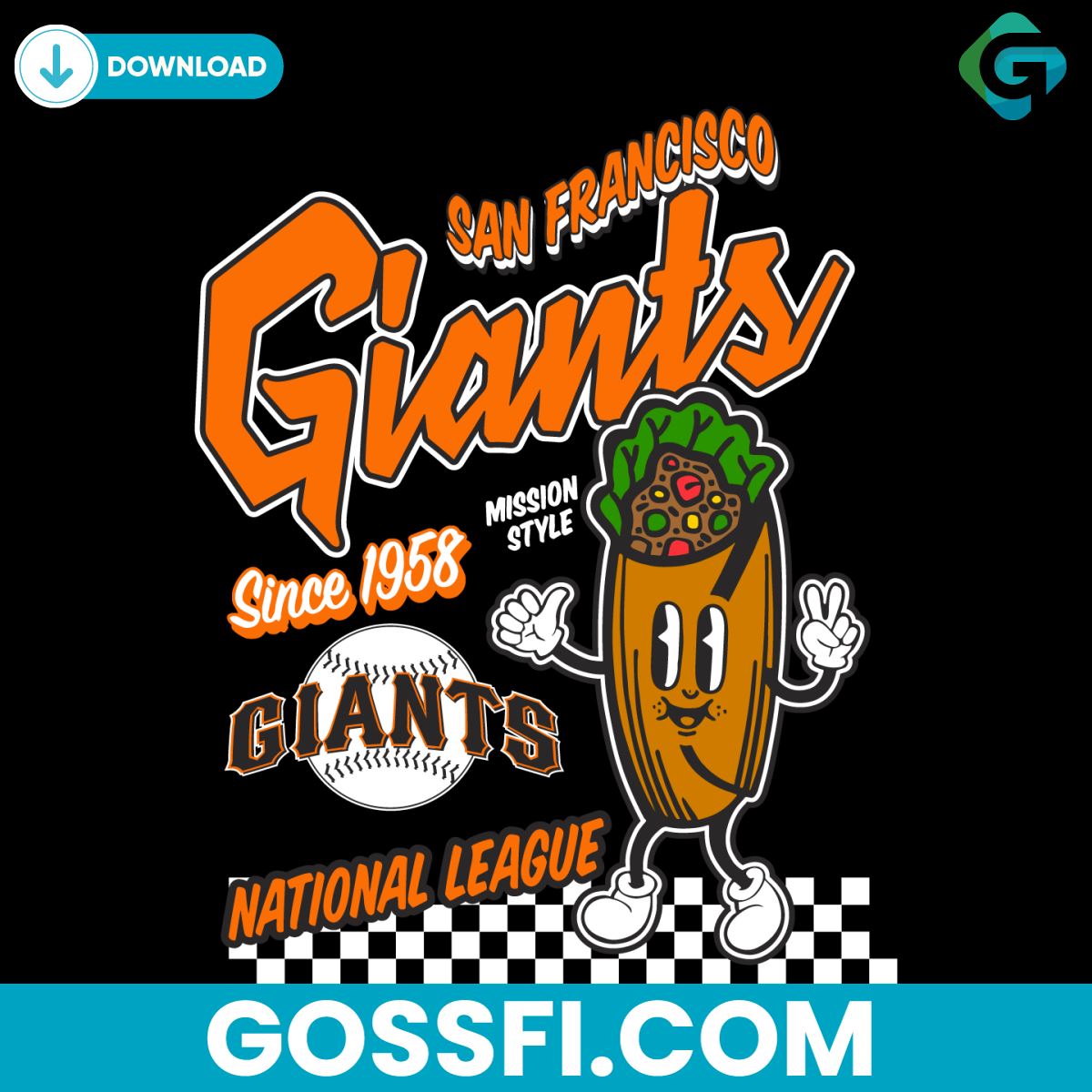 san-francisco-giants-national-league-mlb-since-1958-svg